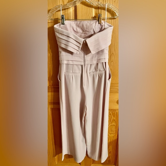 C/MEO Collective XS Strapless Pink Zip Romper Jumpsuit Chic Evening Cocktail - Picture 7 of 16